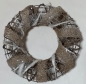 Metallkranz mit Weide, Leinen und Glitter
